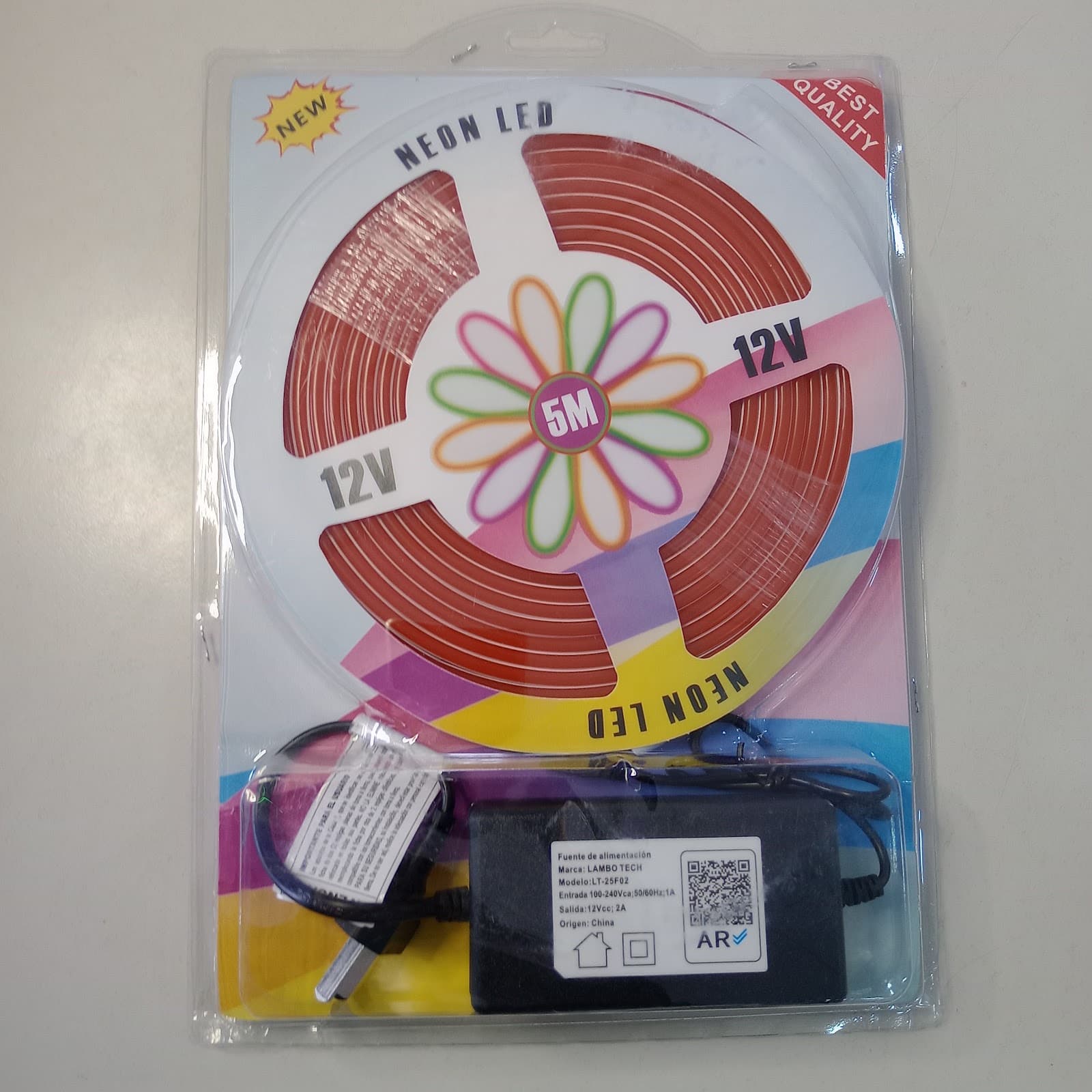 tira neon new c25129 con fuente,5 m 3