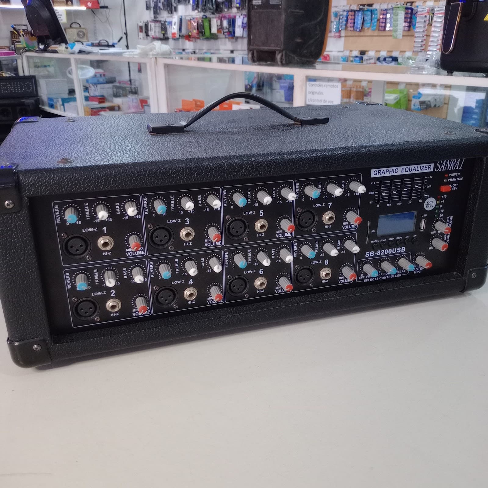 amplificador sanrai jmp8150 mixer 8 canales 2
