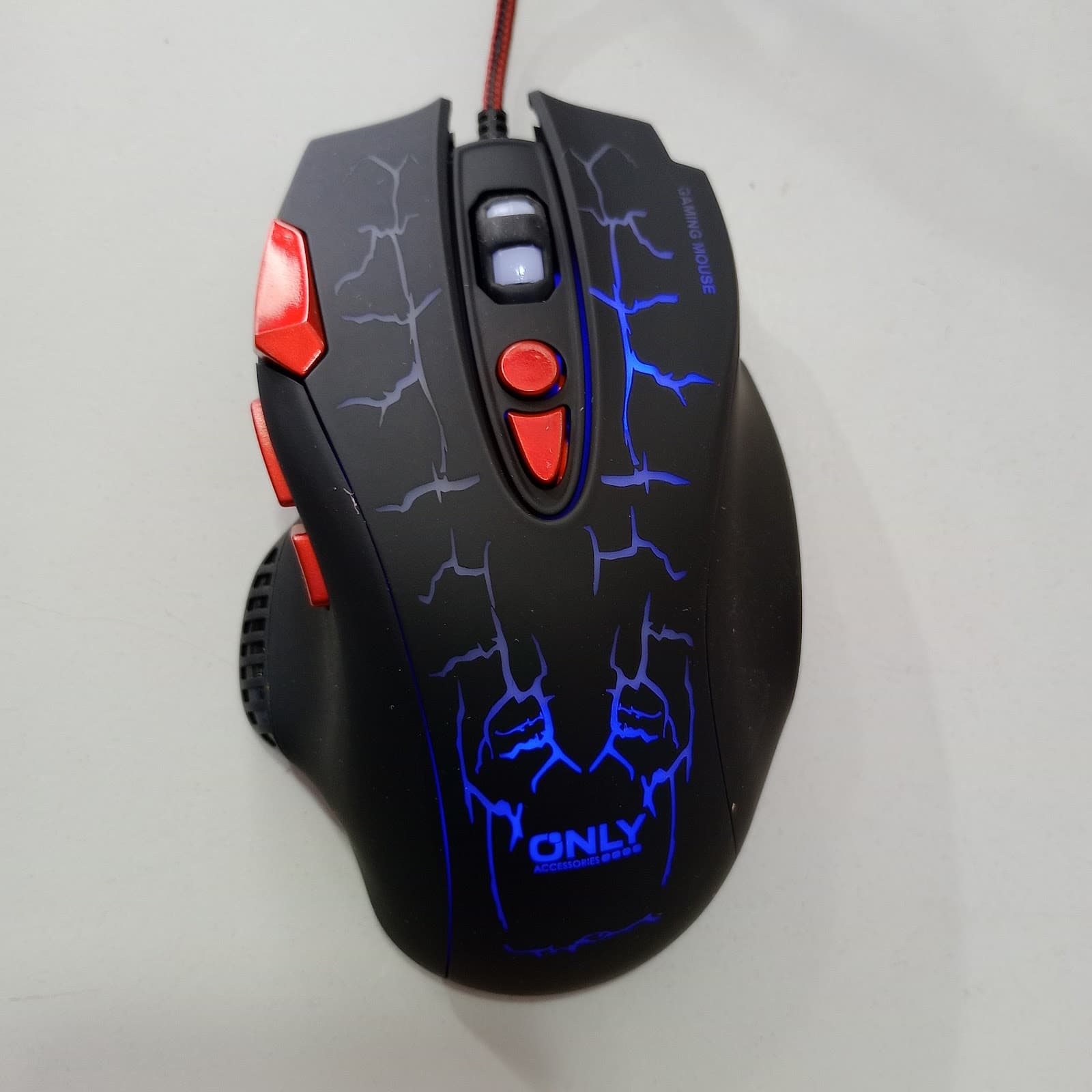 mouse gamer only gm830 lighting,c/cable 3